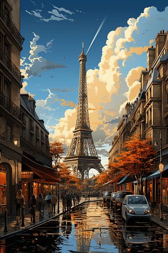 Vintage Stadsgezichten