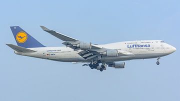 Lufthansa Boeing 747-400 passagiersvliegtuig.