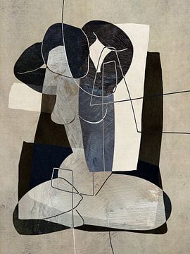 Abstrakte Frauenfigur von Roberto Moro