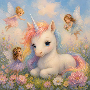 Traumwiese – Einhorn