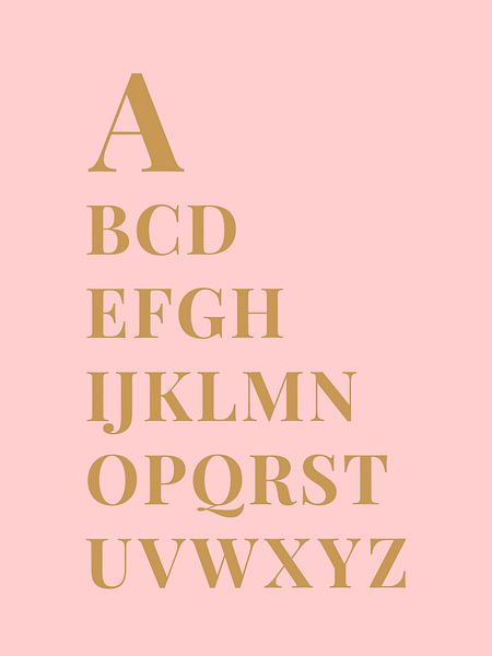 Alfabet, A tot Z van MarcoZoutmanDesign