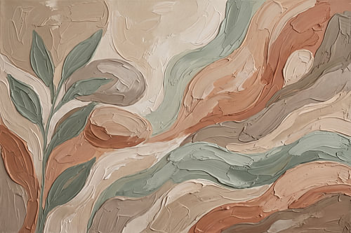 Organische balans in warme natuurtinten