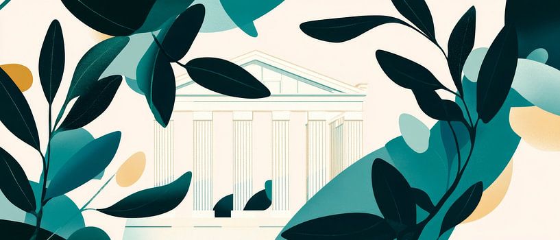 Plantenkunst van Poster Art Shop