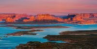 Coucher de soleil à Alstrom Point, Lac Powell par Henk Meijer Photography Aperçu