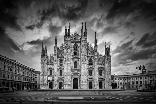 MILAN Cathedral Santa Maria Nascente | Monochrome