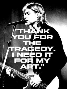 Citaten - Kurt Cobain van Random Art