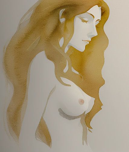 Red Hair by Eye catching paintings
