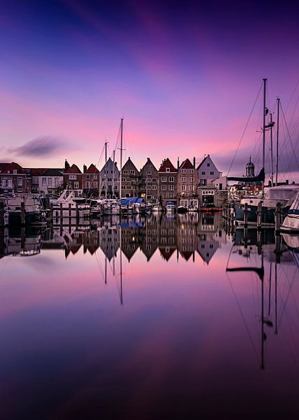 Dans cette lumière et ce soir (port de Middelburg) par Thom Brouwer