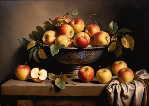 Stilleven met appels