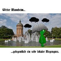 Wetter Mannheim……gelegentlich ein sehr lokaler Regenguss.