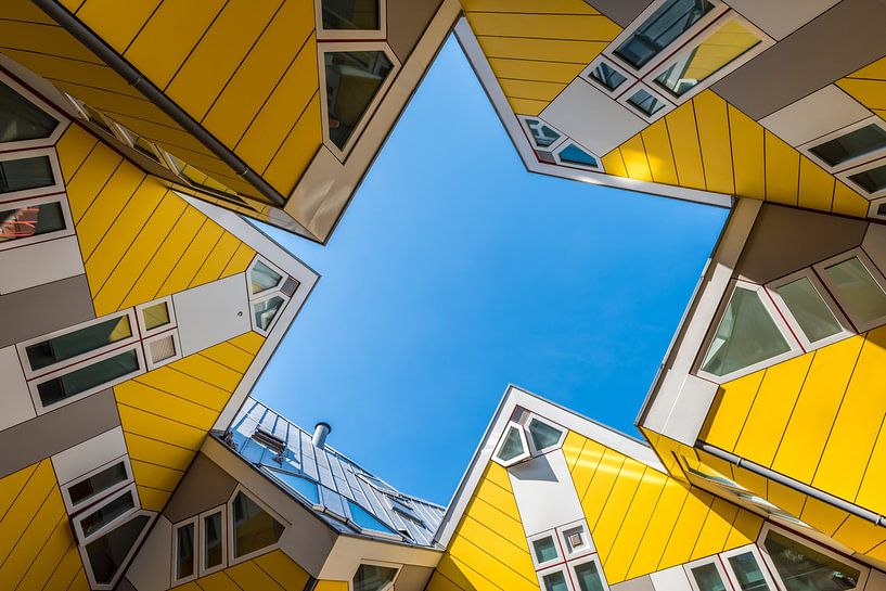 Maisons cube à Rotterdam par Daan Kloeg