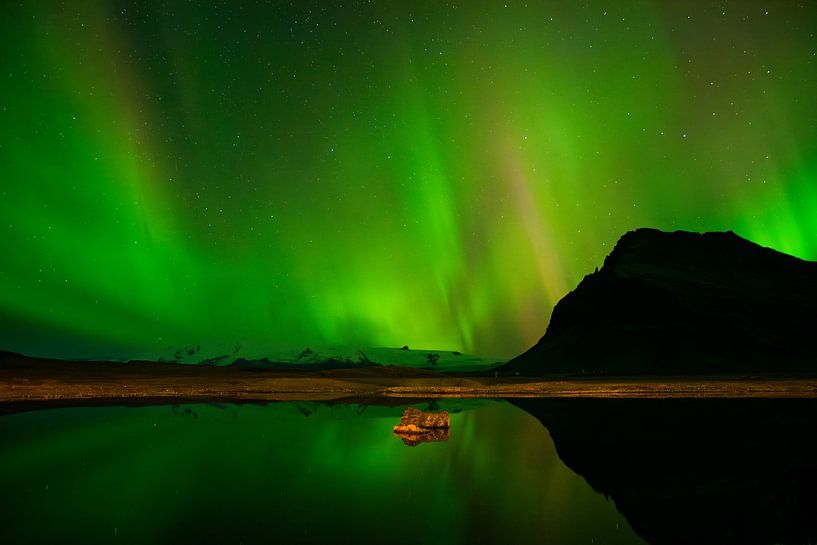 Nordlichter Island von Danielle van Rossum
