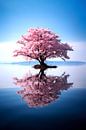 Reflected Cherry Blossom by ByNoukk thumbnail