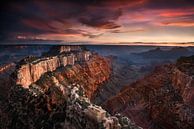 Grand Canyon USA bij zonsondergang van Voss Fine Art Fotografie thumbnail