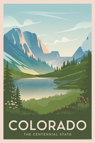 Colorado by Poster Art Shop