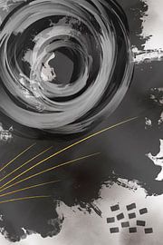 Abstrakte Malerei Nr. 62 - Wirbel von Melanie Viola