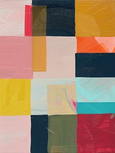Moderne et abstrait, blocage des couleurs