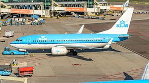 KLM Boeing 737-700 Passagierflugzeug.
