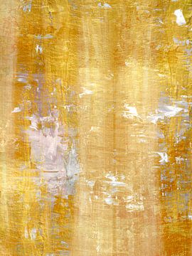 Gouden zon van Abstrakt Art