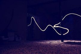 Lichtstraal in de kelder van Thijs GROENHUIS
