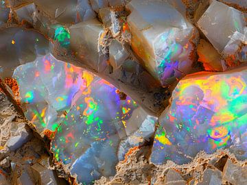 witte vuur opaal stenen van haroulita