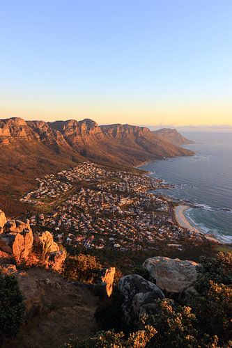 Capetown Clifton view from Lionshead