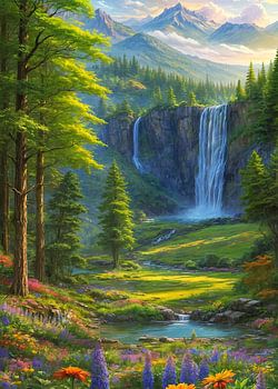 Enchanted Valley Wasserfall