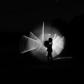 lightpainting van Jamie Elbersen