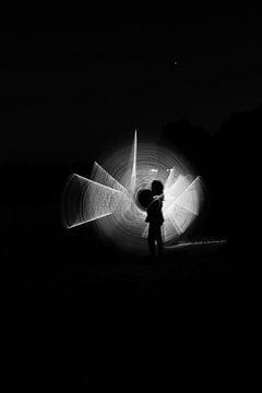 lightpainting van Jamie Elbersen
