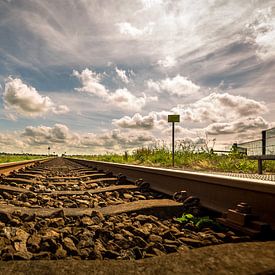 Voie ferrée/rails sur piet douma