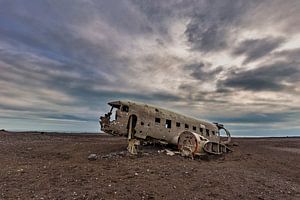L'épave de l'avion de Solheimasandur