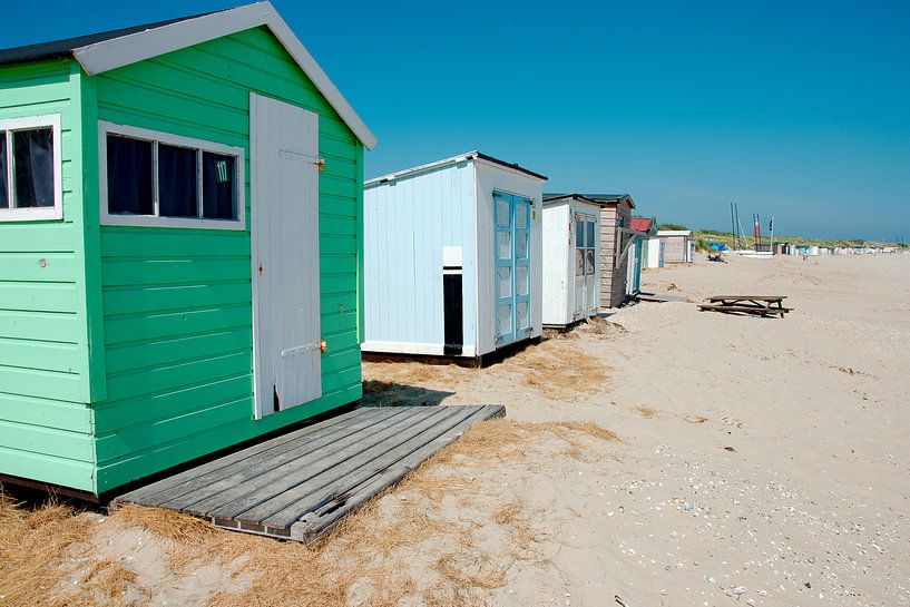 Strandhäuser am Cape North von Wim van der Geest