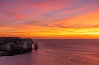 French chalk cliffs Etretat