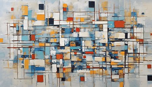 Schilderij abstracte kunst