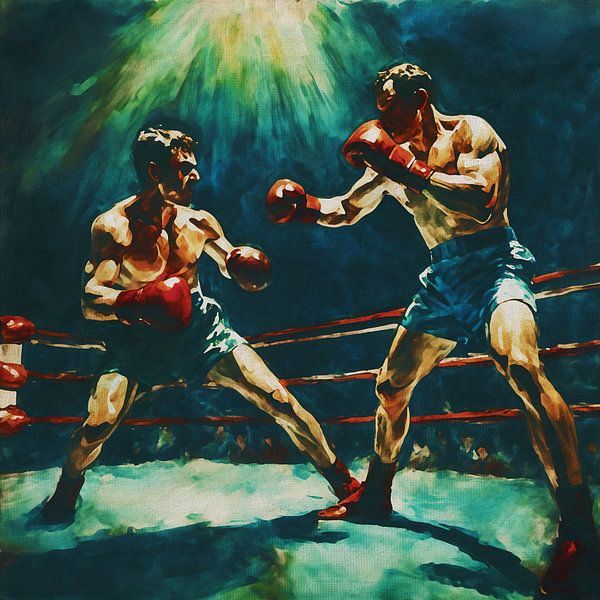 The Art of Combat: Emotion and Power on Canvas by Jan Keteleer (JanKé): A Journey Beyond the Canvas