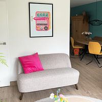 Klantfoto: Sardientjes Blik van Baroo Bloom, op canvas