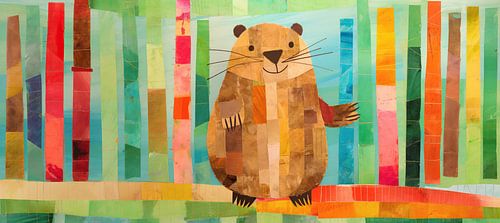 Speelse Otter Collage