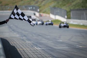The Finish Flag - Zandvoort Pentecost races 2023 by Kim Stijger