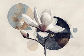 Magnolia Blüte von Poster Art Shop