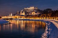 Salzburg im Winter von Thomas Rieger Miniaturansicht