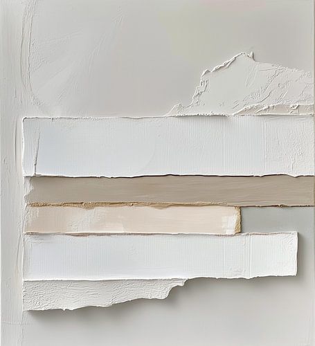 Minimalisme stratifié dans les tons de terre