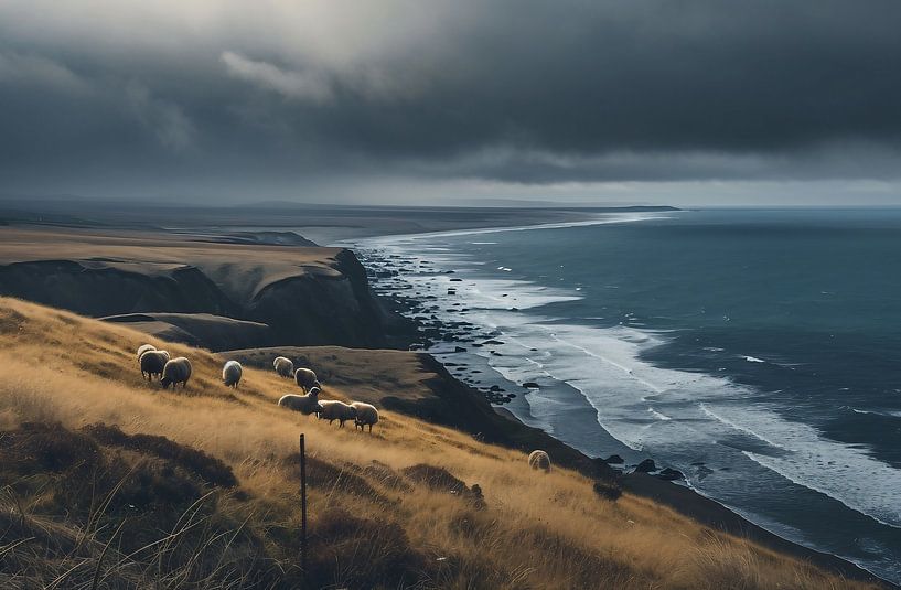 Randonnée sur la côte néo-zélandaise par fernlichtsicht