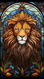 Lion (vitrail) sur Harry Herman