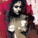Muse | expressief portret van een vrouw - buste van MadameRuiz thumbnail