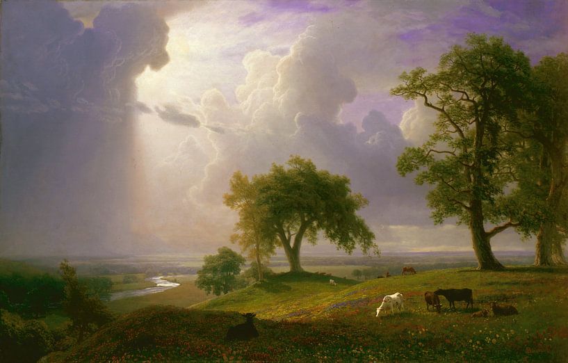 Albert Bierstadt. California Spring van 1000 Schilderijen