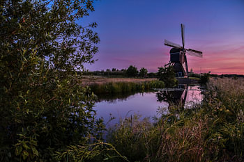 Sunset at the Broekmolen