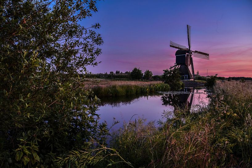 Sunset at the Broekmolen by Michelle van den Boom