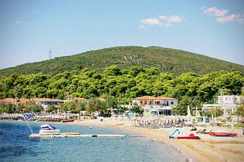 Malerische Schönheit – Strand von Psakoudia, Griechenland