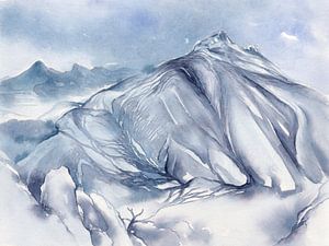 Blaue Berglandschaft, Sierra de Bernia