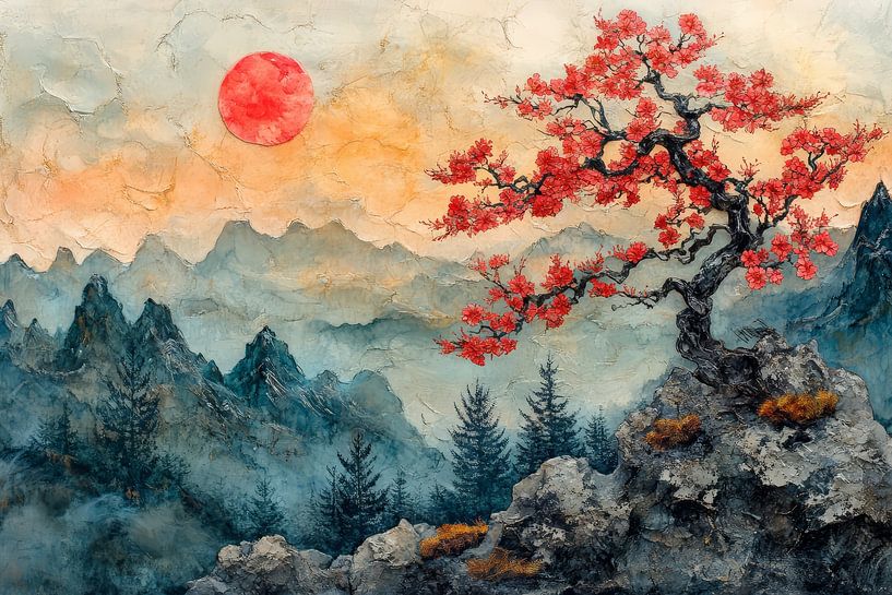 japanese art landscape by Egon Zitter